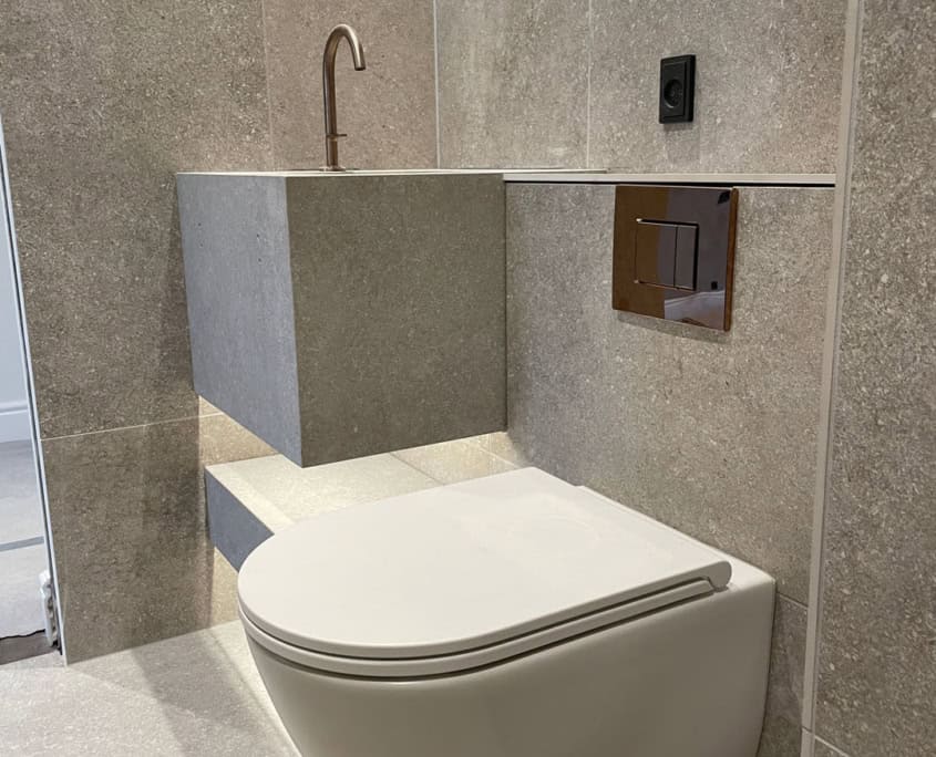 Toilet opsat af VVS installatør med stor erfaring